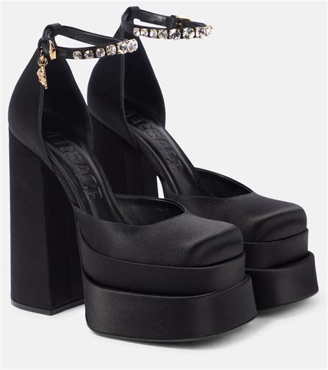 versace heels for women|versace chunky heels.